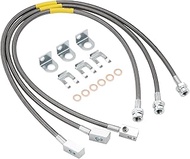 Racewill 89715 Stainless Brake Lines, Front and Rear Extended Brake Lines for 4"-6" Suspension Lift,