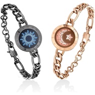 TOTWOO Touch Bracelets for Couples, Vibration & Light up for Love Couples Long Distance Relationship
