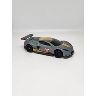 Hot Wheels Corvette C8.R Grey loose