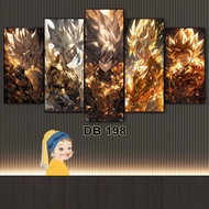 Tranh Goku Cực Chiến Dán Tường Cán Nhựa Fomex 5mm Dán Keo Xốp Xanh BH Vận Chuyển Decor Phòng Học Phò