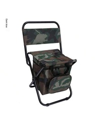 1pc便攜式收納折疊椅,適合戶外露營釣魚兒童椅