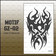 RainTatoEx-semi-permanent temporary tattoo GZ-02 Series Waterproof temporary tattoo sticker/ GZ-02 S