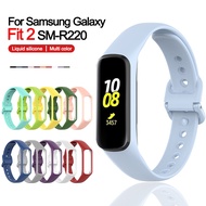 Sport Silicone Strap For Samsung Galaxy Fit 2 SM-R220 Band SmartWatch Replacement Bracelet For Galax