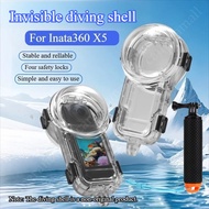 Invisible Dive Case for Insta360 X5 Waterproof Housing Underwater 60M Dive Shell Accessories
