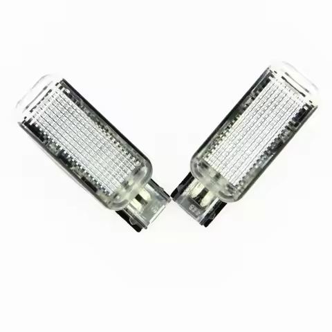 2Pcs 12V Halogen Door Warning Lamp Interior Light 8KD947415C For VW Sharan Transporter Audi TT A4 A6
