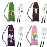 Rack Racket Cover Cartoon Anime Badminton Racket Bag Adult Children Badminton Racket Bag Two-Dimensional Racket Cover