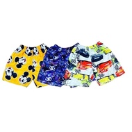 3pcs Pranela Shorts for Girl and Boys Kids aged 0-8yr Old assorted Character Kids Shorts Girls Short