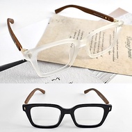 Frame Japanese Simple Wooden Tripod Square Anti-Blue Glasses NY511