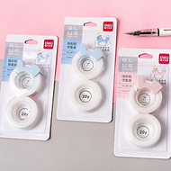 Combo 2 cuộn Băng Keo Trong Suốt Có Thể Viết được 18.3m + kèm cắt băng dính, băng dính 2 mặt trong s