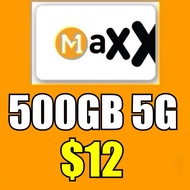 M1 Maxx $12 5G (500GB) 30 Days Plan Top Up / Recharge / Renewal