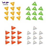 [Simhoa] 10x Soccer Training Cones Soccer Triangle Cones Plate Sport Training Marker