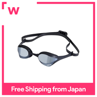 FINA Approval] arena (Arena) Swimming goggles for racing unisex [Cobra Ultra] Silver × Smoke × Black × Black Free size mirror lens AGL-180M