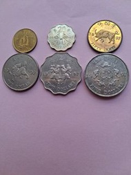 1997年香港回歸紀念幣一毫至五元