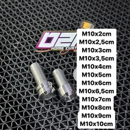 14 bolts, custom handmade stainless steel m10 L bolts
