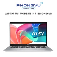 Laptop Msi Modern 14 F13MG-466VN (i5-1334U/ Onboard graphics/ 16GB/ 512GB/ Win 11) - Bảo hành 24 thá