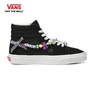VANS SK8-Hi - VANSWARE BLACK/TRUE WHITE รองเท้า ผ้าใบ VANS ชาย หญิง