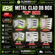 EPS M SIZE METAL CLAD DB ENCLOSURE BOX 2,3,4 ROWS EM2/EM2M/EM3/EM3M/EM4/ EM4M FOR MCCB USE BESI BOX