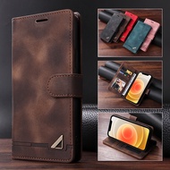Flip Leather Case For Samsung A73 A72 A71 A54 A53 A52 A51 A33 A32 Magnet Button All-inclusive Protection Luxurious Soft Skin Feeling Wallet Cover Casing