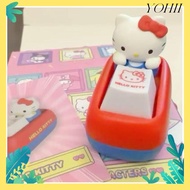 YOHII Keyboard Clicker Toy, Cartoon Keys Button Fidget Keychain, Portable Hellokitty Cute Relief Str