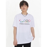 Readystock PARIS Olympics t-Shirt Olympic Games Cultural Shirt PARIS Olympics Five-Ring Commemorativ