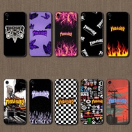 Soft black phone case for iPhone XR THRASHER