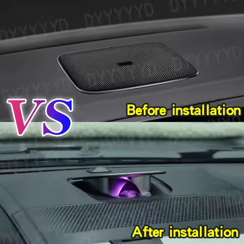 For Ford Mustang lifting center audio dashboard tweeter speakers ambient lighting interior modificat