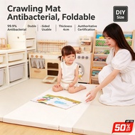 Tikar Bayi PU 4CM Tebal | Baby Crawling Mat Lipat Kalis Air Anti-Slip | 5 Warna 16 Saiz Termasuk Cus