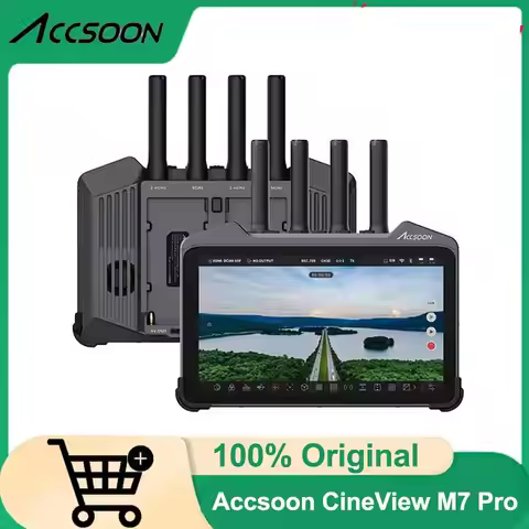 Accsoon CineView M7 Pro Monitor Wireless Video Receiver 7"1080p 4K Camera Field Monitor 1000nit Touc