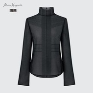 Uniqlo x Mame Kurogouchi 網眼中高領T恤(長袖)