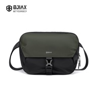 BJIAX ความจุขนาดใหญ่ผ้าไนลอนกันน้ํา Messenger Bag Fit 15.6 แล็ปท็อป