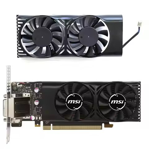 HA5510M12F-Z 2-Pin 0.2A GTX1050TI Graphics Fan for MSI GeForce GTX 1050 2GT LP GTX 1050Ti 4GT LPV1 G