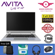 AVITA ESSENTIAL 14 (CELERON N4020/4GB RAM/256GB SSD/W10HS/) Laptop - Original 1 Year Warranty by AVI