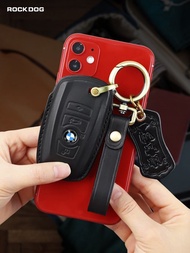 純手工真皮寶馬汽車鑰匙套BMW 3-series 5-F10 F12 F30 F31 F3