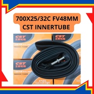 Cst Inner Tube 700x25/32c interior 25c 28c 30c 32c FV48MM For Road bikes, Hybrid bikes &amp; Gravel bikes