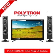 TERBARU TV POLYTRON LED 24 INCH TOWER SPEKER