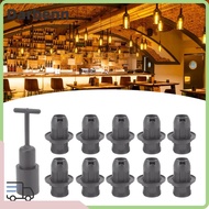 DARBEMY 10PCS E14 Light Socket, ABS Black E14 Lamp Holder, Practical White E14 E14 Lamp Socket Bulb 