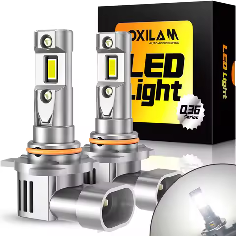 OXILAM 2Pcs Canbus 9012 HIR2 LED Headlight Bulb Super Bright 16000LM 60W H8 H11 H9 9005 HB3 9006 HB4