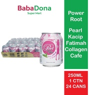 POWER ROOT PEARL KACIP FATIMAH CAN SERIES - COLLAGEN CAFE 250ml x 24 (1 CARTON CTN)