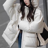 KY-D Internet Celebrity Same Style2023New White Duck down Small down Jacket Women's Short Hood Small Van down Jacket Coa