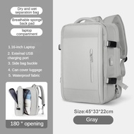 Men's business expandable 17 inch computer bag multifunctional travel bag large capacity luggage bac