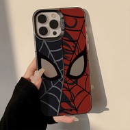 โลหะชุบโลหะด้วยไฟฟ้า ไอโฟน เคสโทรศัพท์ าหรับ IPhone 11 13 14 15 16 12 Pro Max X XR XS Max 8 7 Plus S