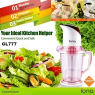 Iona 3 In 1 Chopper / Blender / Garlic Peeler - GL777 (1 Year Warranty)