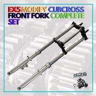 FORK MOTORCROSS CUBCROSS MODIFIED SET MODIFY CUBCROSS HONDA EX5 YAMAHA SRL MODENAS KRISS FR FORK COM