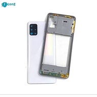 Casing housing casing Samsung galaxy a71 Bezel + backdoor + CAMERA LENSRing