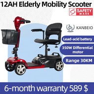 KANBEIO PMA Mobility Scooter Adult four-Wheel Electric Scooter and Elderly Mobility Scooter Same day