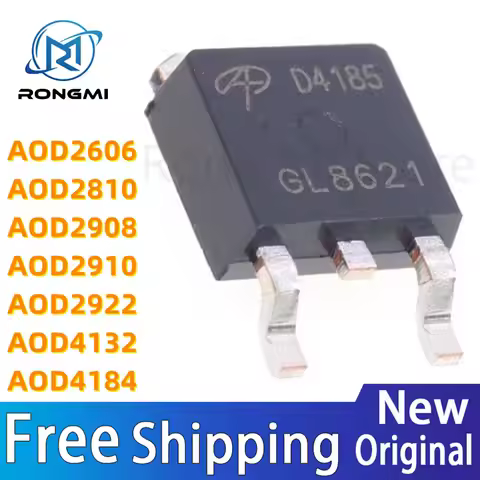 10PCS AOD4184 D4184 TO-252 AOD2606 D2606 AOD4185 D4185 AOD2810 D2810 AOD2908 D2908 AOD2910 D2910 AOD