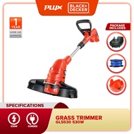 BLACK & DECKER GL5530 530W String Grass Strimmer 30CM (GL5530  GL5530-B1)
