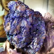 Mẫu khoáng thạch Azurite Khổng tước tự nhiên Ms32