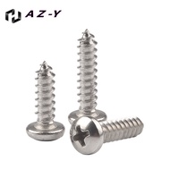 Small screw Wood screw m1 m1.2 m1.4 m1.5 m1.7 m2 Phillips Pan Head Self Tapping Screw【YHL】