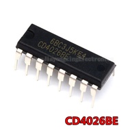 10PCS CD4026BE DIP CD4026 DIP16 HEF4026BP DIP 16 HCF4026BE new and  original IC